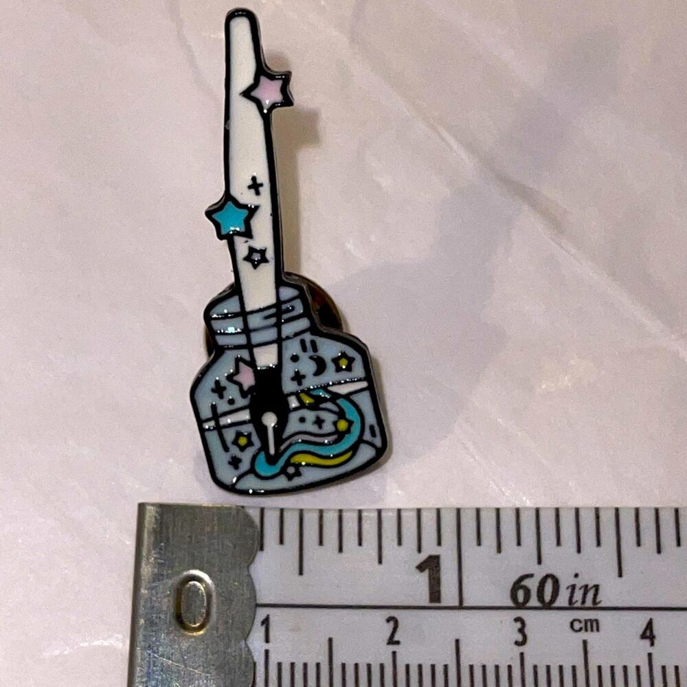 Paint Brush Jar Art Artist Painter Pin Brooch